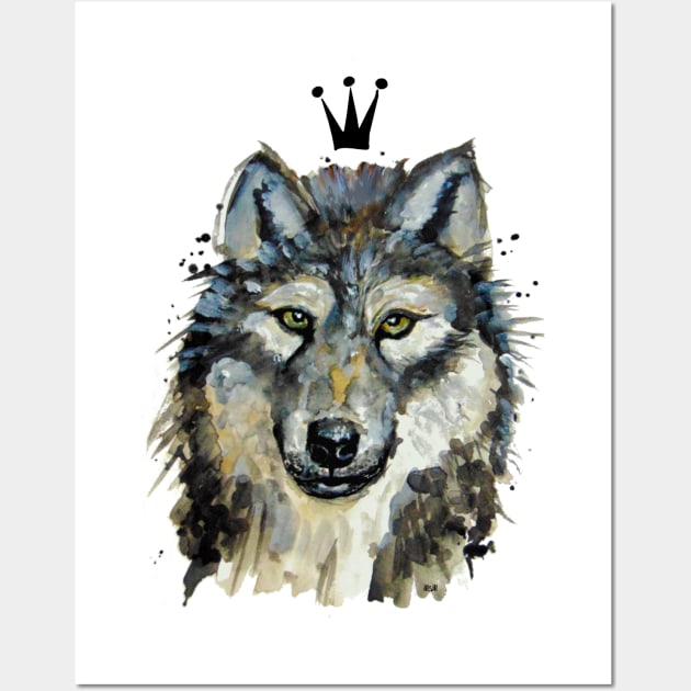 Wolf Wall Art by msmart